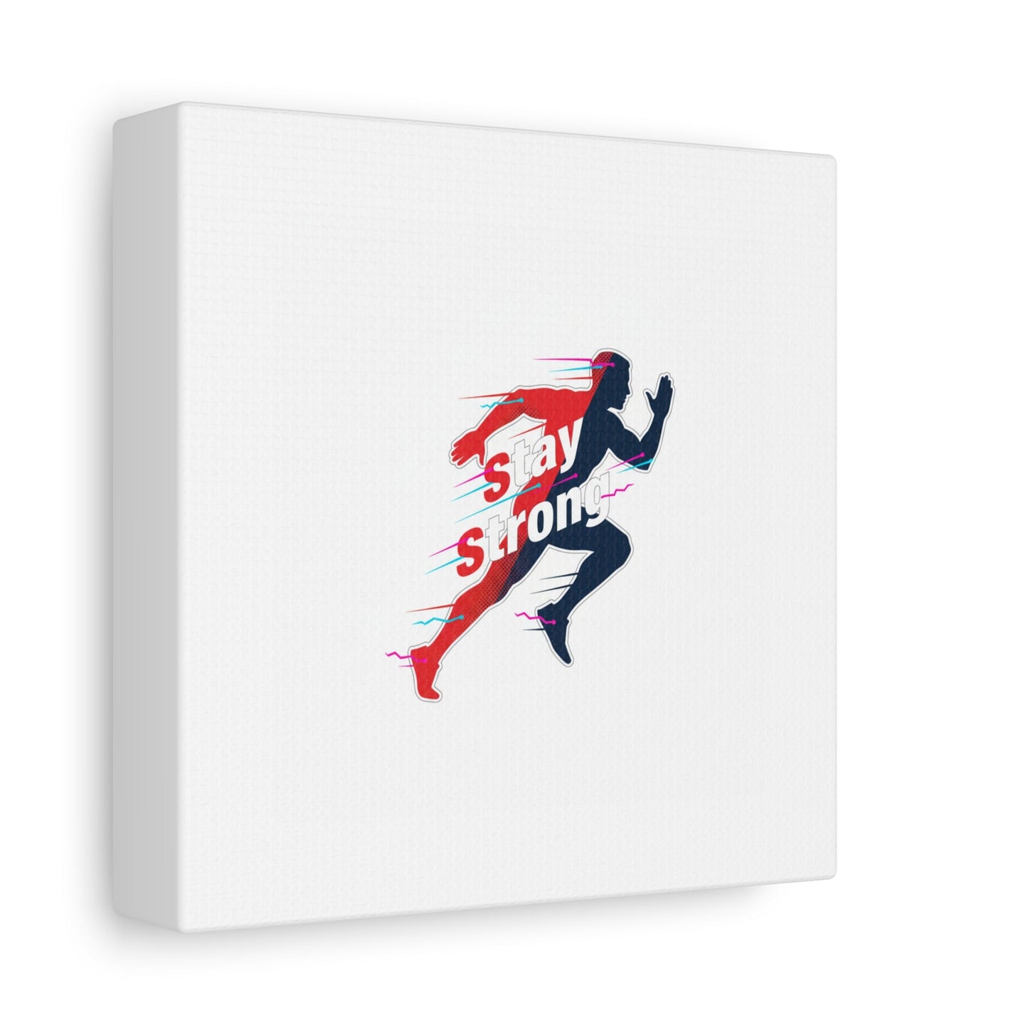 Stay Strong Runner Canvas | Fitness Motivation, Gym Wall Art