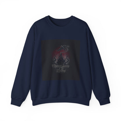 "Whispered Secrets of the Shadows" Gothic Crewneck | Dark Fantasy Sweatshirt
