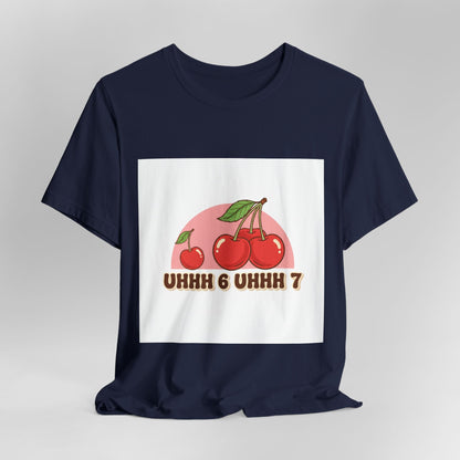 Retro Cherry Graphic Tee | kawaii fruit design, vintage cherry shirt
