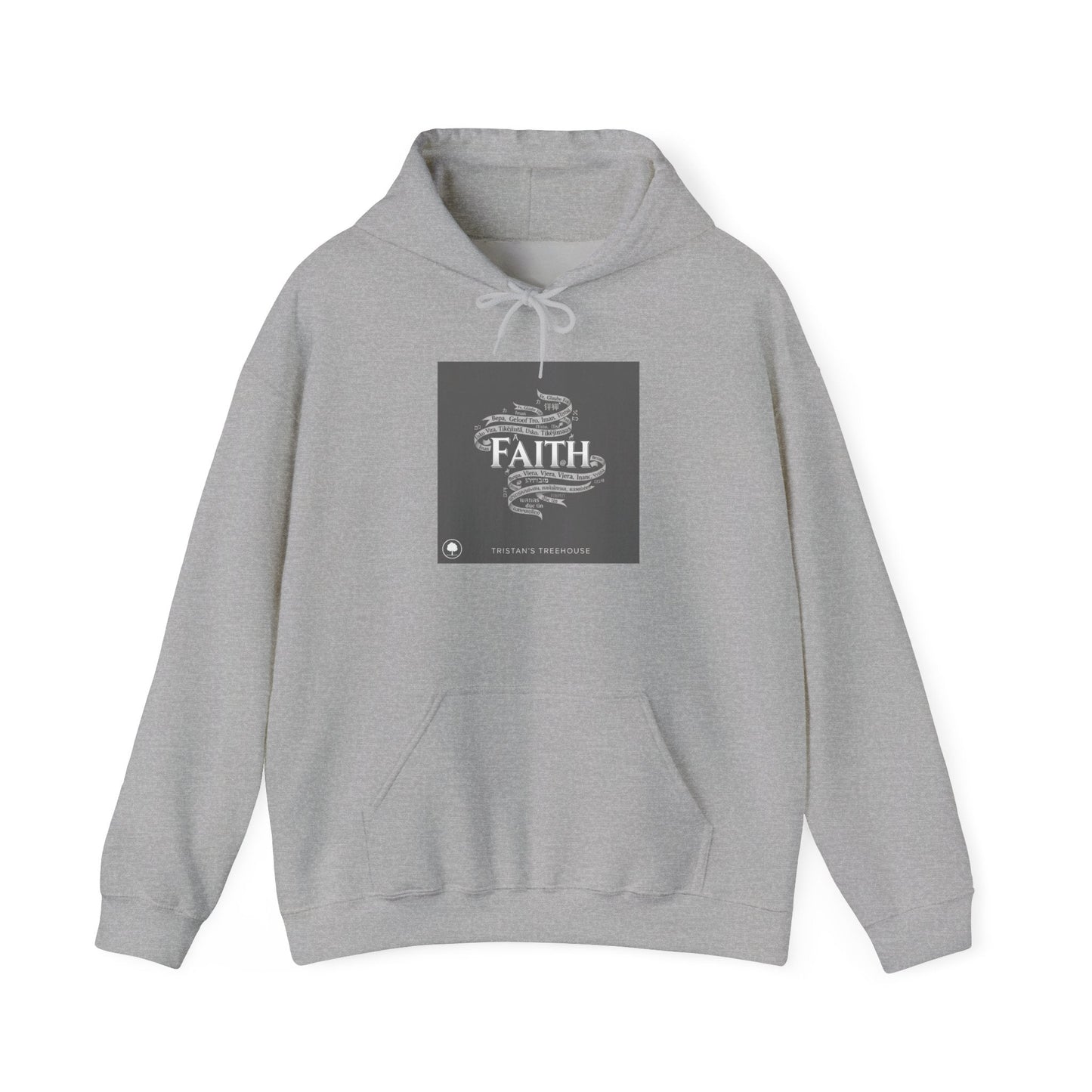 handwritten faith doodle Hoodie | sketch aesthetic, hand drawn message