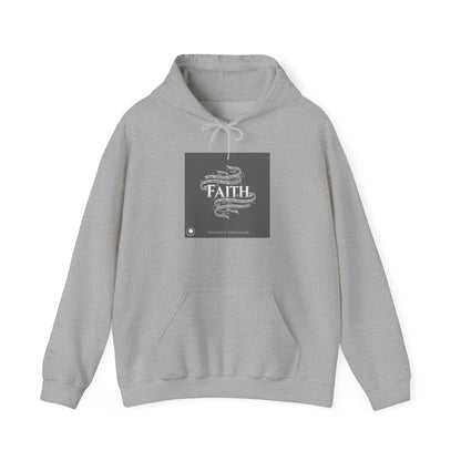 handwritten faith doodle Hoodie | sketch aesthetic, hand drawn message