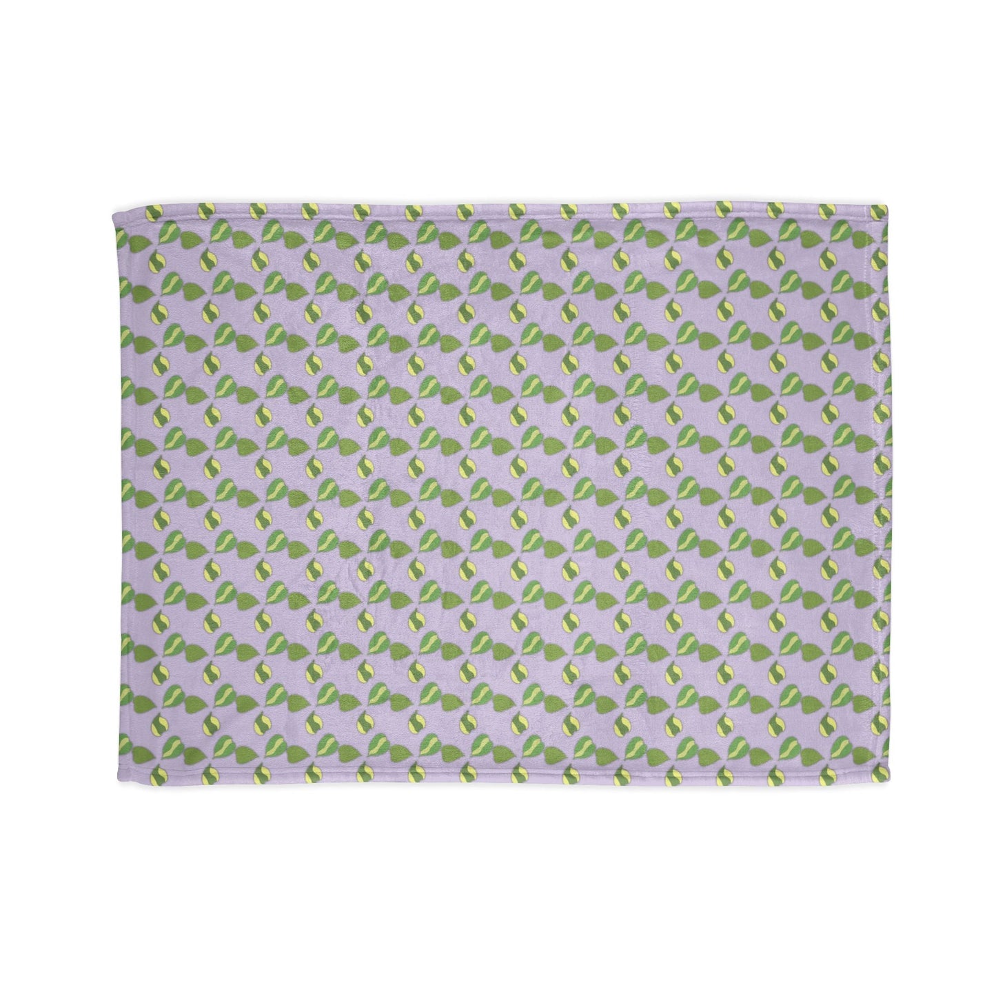 Hoya Kerrii Pattern Cozy Fleece Throw Blanket
