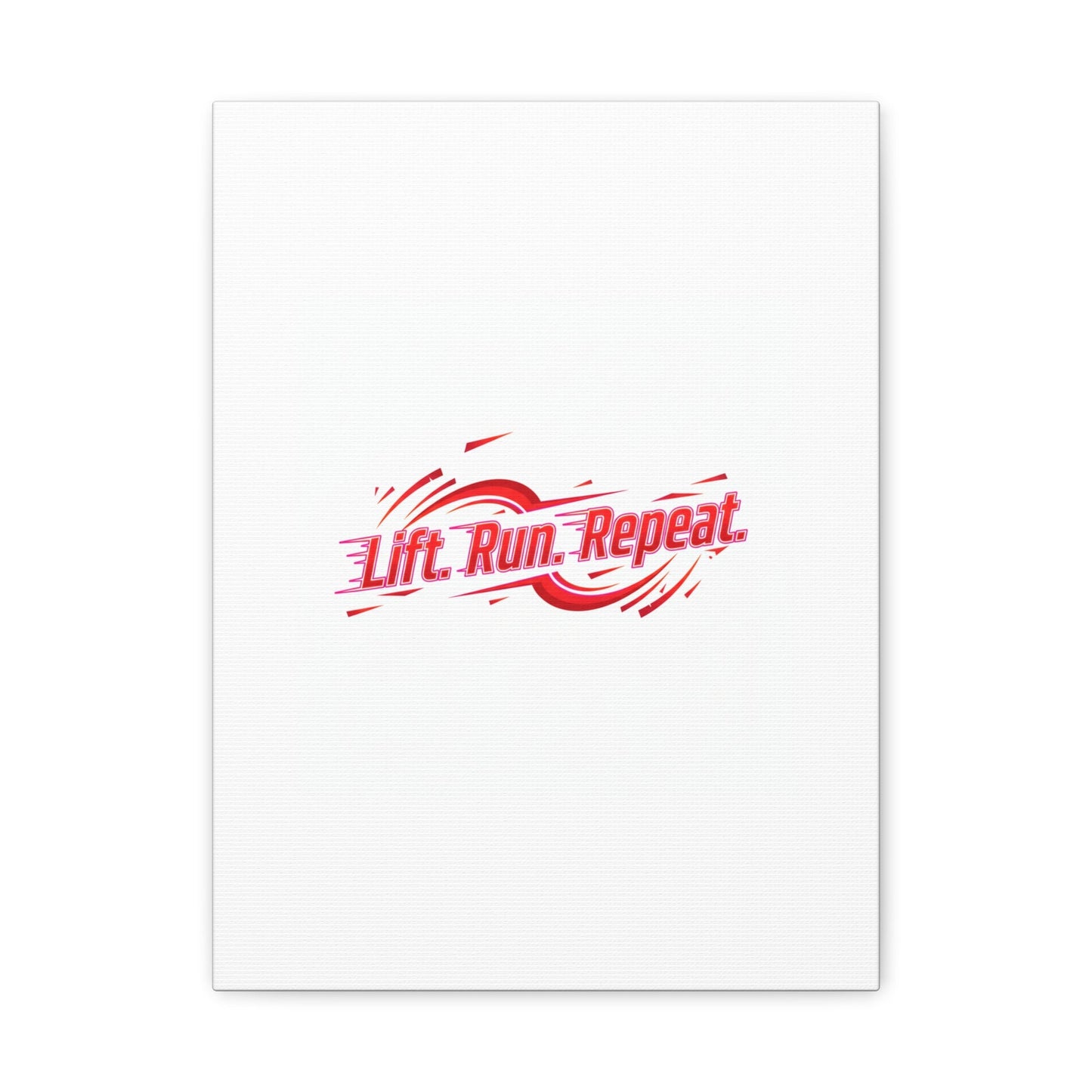 Lift Run Repeat Canvas | Fitness Wall Art, Gym Motivation
