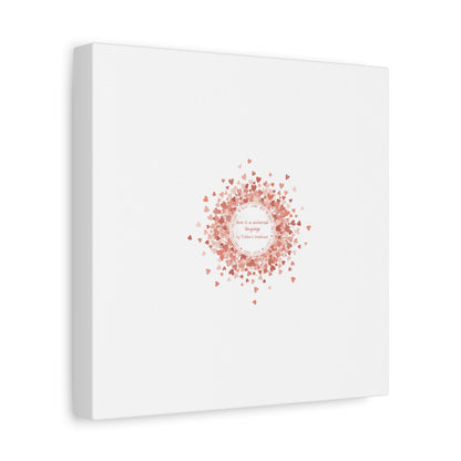Tiny Heart Confetti Canvas | Matte Stretched Wall Art