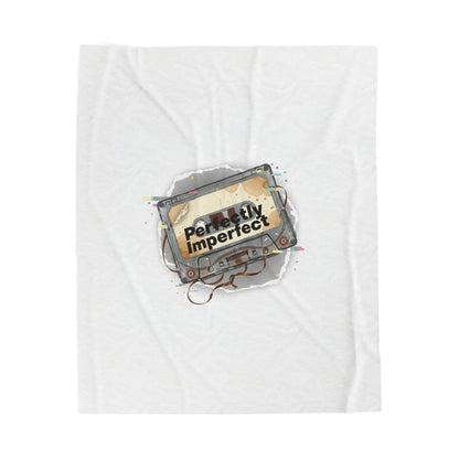 Perfectly Imperfect Cassette Glitch Blanket | Analog Error, VHS Static Nostalgia