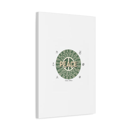 Peace doodle canvas | hand drawn sketch aesthetic, handwritten message
