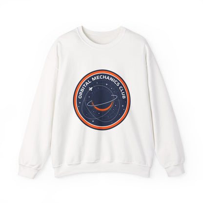 Orbital Mechanics Club Sweatshirt | mission patch, space science