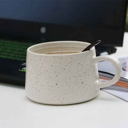 Ceramic large capacity coffee cup