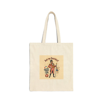 Vintage Circus Spectacle Tote | carnival art print, camp circus aesthetic