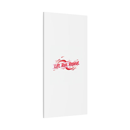 Lift Run Repeat Canvas | Fitness Wall Art, Gym Motivation