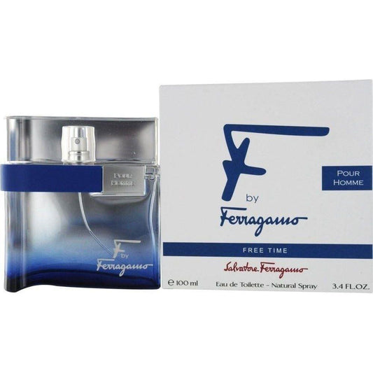 F FREE TIME Pour Homme by Salvatore Ferragamo EDT Spray 3.4 oz