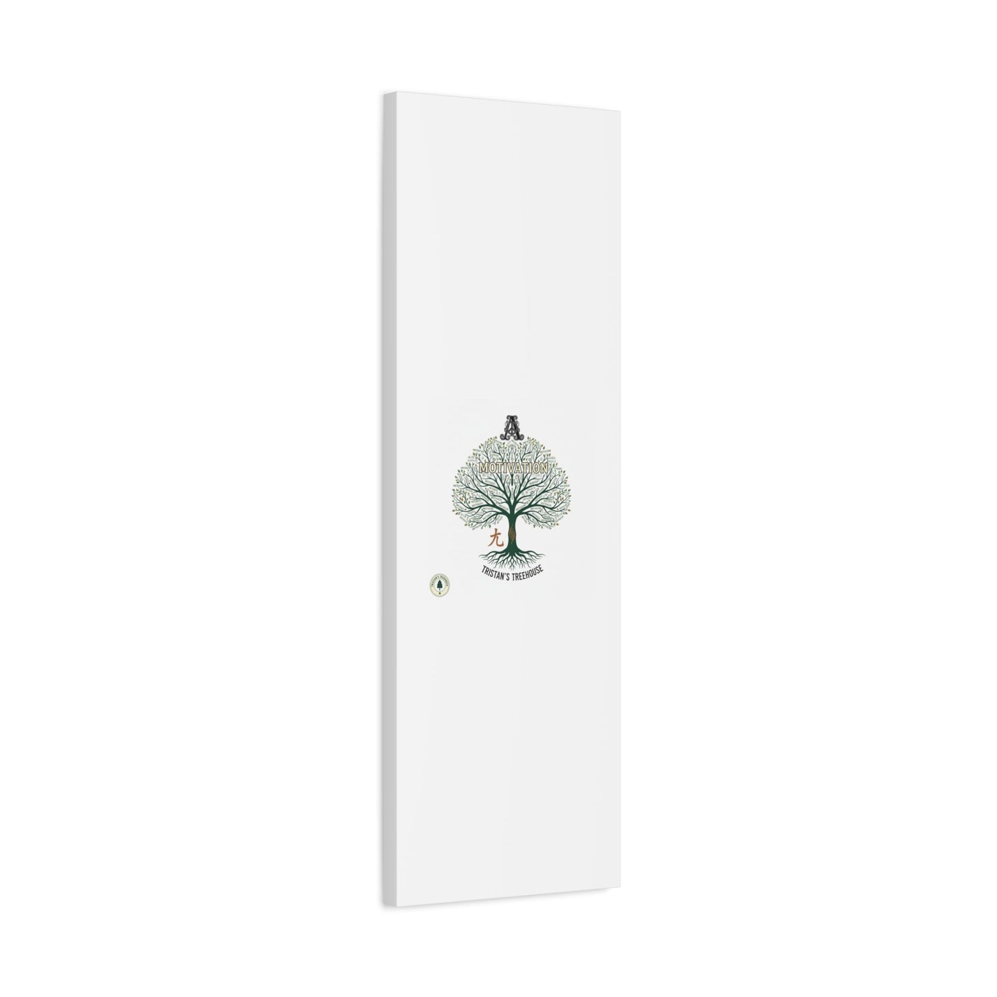 Handwritten Doodle Tree Canvas | Matte Stretched Wall Art
