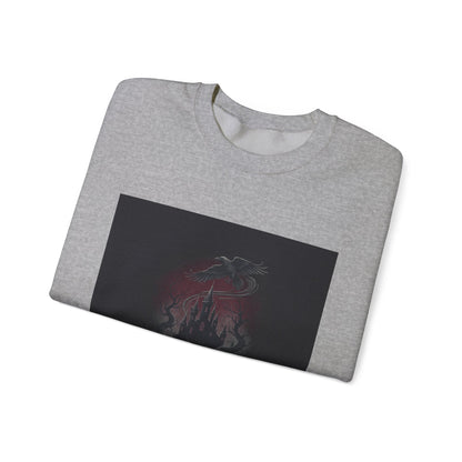 "Whispered Secrets of the Shadows" Gothic Crewneck | Dark Fantasy Sweatshirt