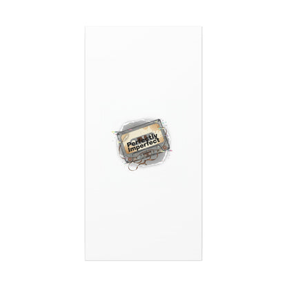 Perfectly Imperfect Cassette, Canvas Print | Analog Error, glitch art static