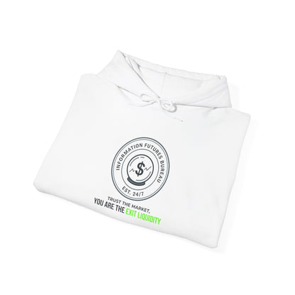 Insider Trading Satire Hoodie | prediction markets, finance humor