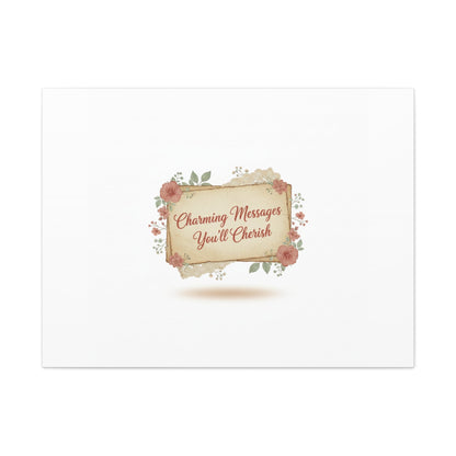 Love Letter Collage Canvas, Vintage Letter Art, Wax Seal Romance Print