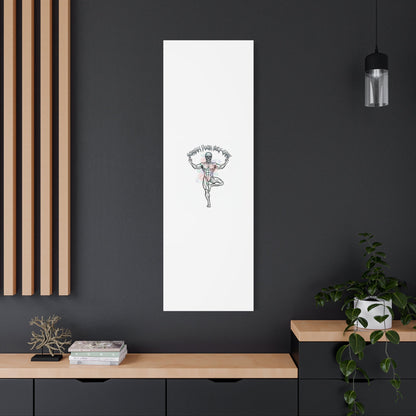 Scream Your Self-Care Canvas | Heavy Metal Wellness, Gothic Wellness Quote