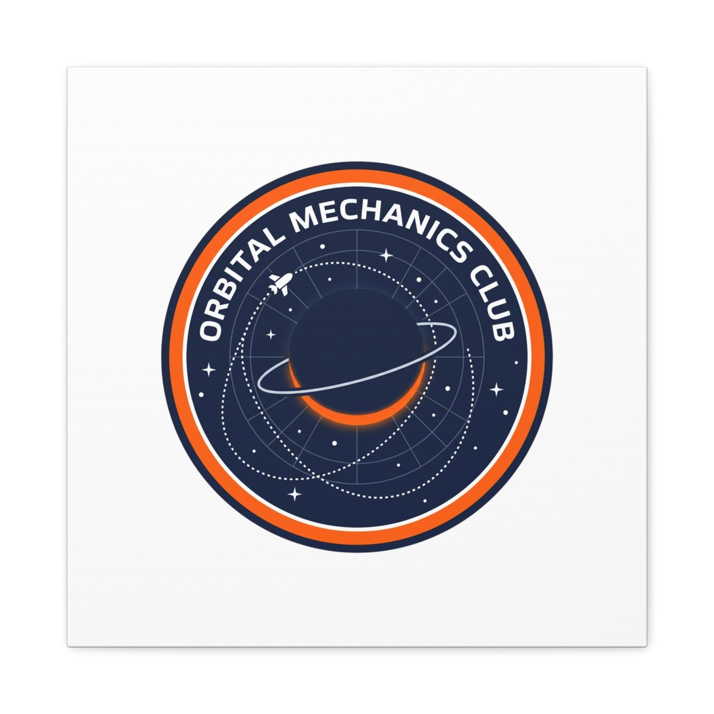 Orbital Mechanics Club Canvas | mission patch, space science