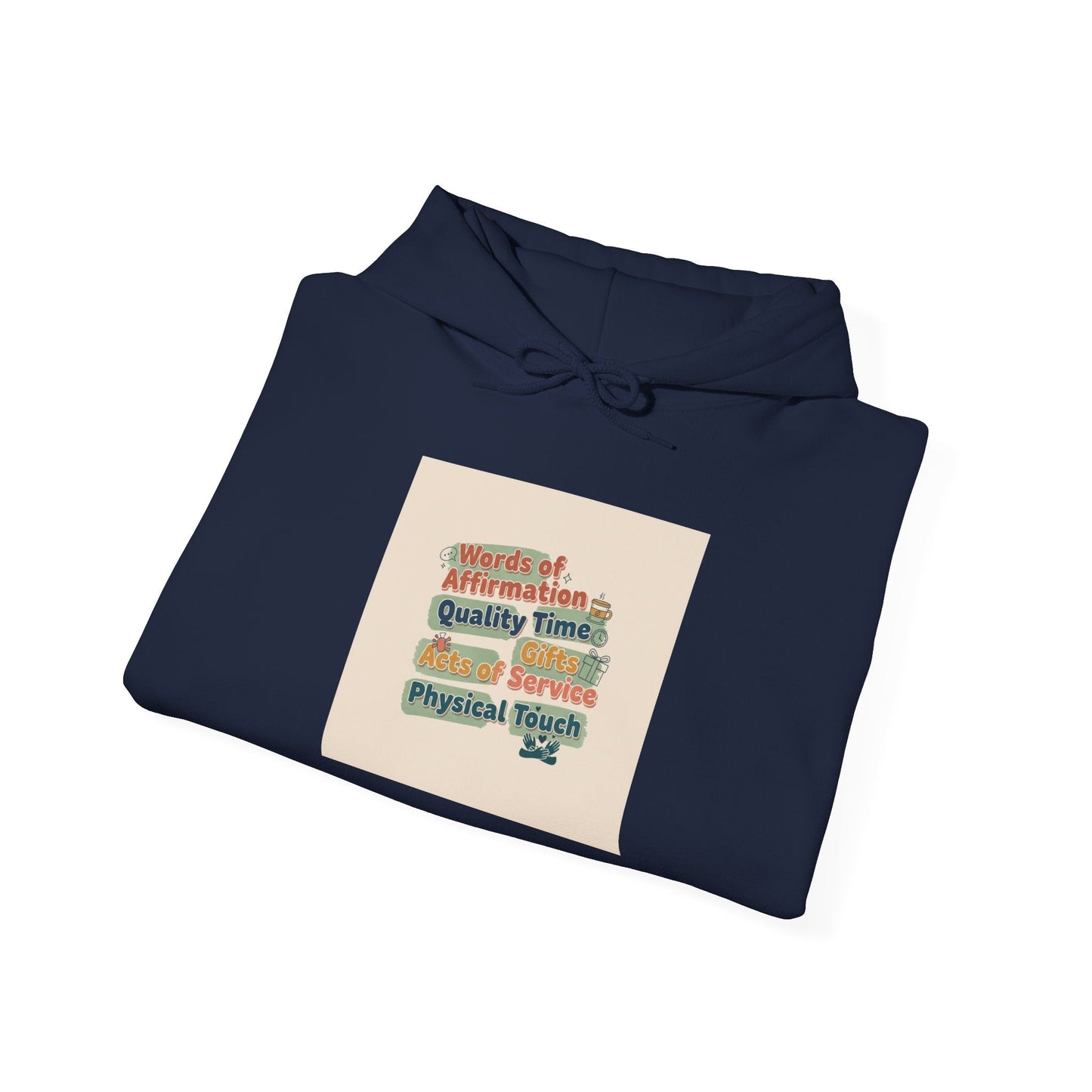 Love Languages Meme Hoodie | acts of snacks, quiet love