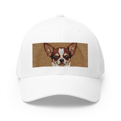 Chihuahua Embroidered Baseball Cap — Cute Dog Face Hat