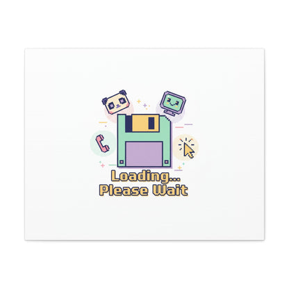 Loading Please Wait Canvas | Old Internet Aesthetic, 90s Web Nostalgia
