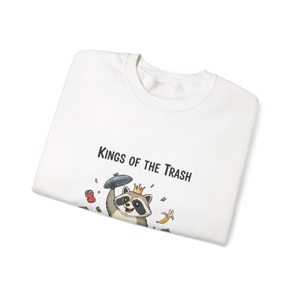 Kings of the Trash Raccoon Sweatshirt | trash panda, raccoon doodle