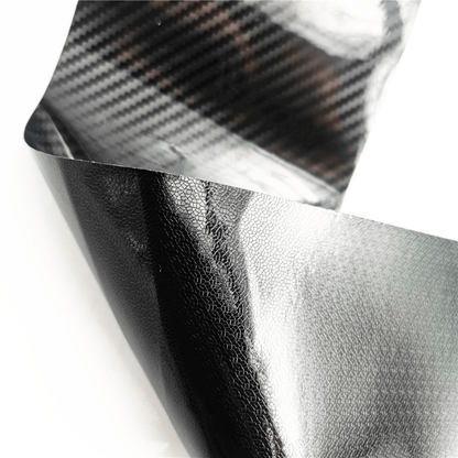 Carbon Fiber Vinyl Self Adhesive Film,  Wrap Film,  Door Sill Protector Bumper Protector Carbon Fiber Film Gloss Black Vinyl Automotive Wrap Film Self-Adhesive Anti-Collision Film Fits for Most  DIY Decals