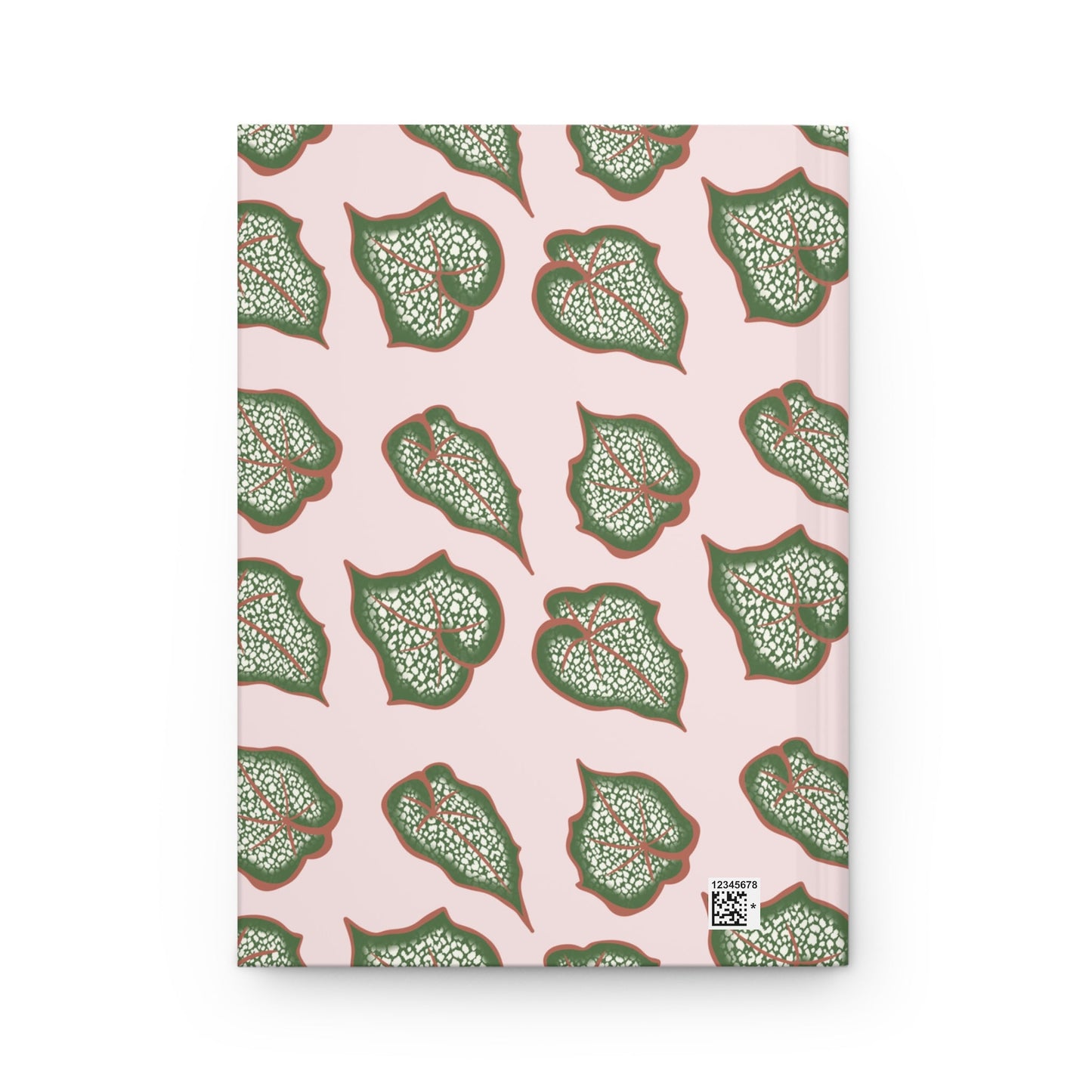 Begonia Pattern Hardcover Journal