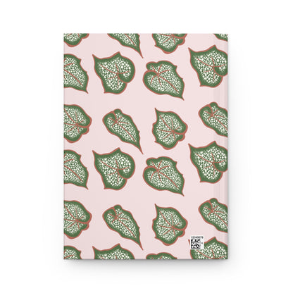 Begonia Pattern Hardcover Journal