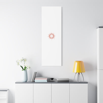 Tiny Heart Confetti Canvas | Matte Stretched Wall Art
