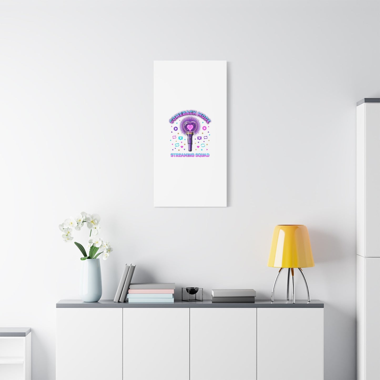 Comeback Mode Lightstick Canvas | K-pop Comeback, Streaming Squad
