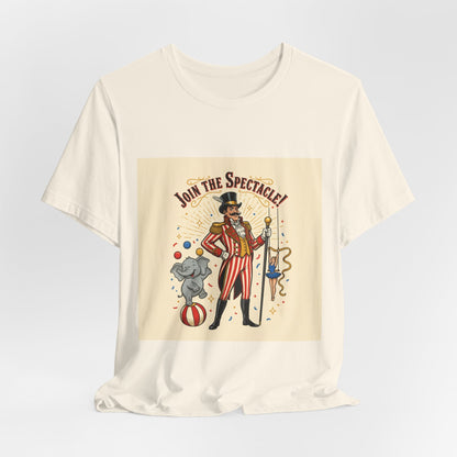 Vintage Circus Ringmaster Tee | vintage carnival design, big top shirt