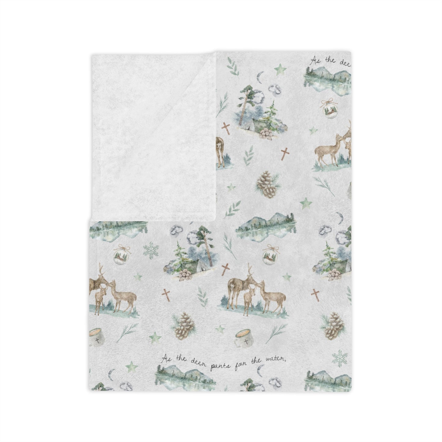 My Soul Longs Minky Blanket