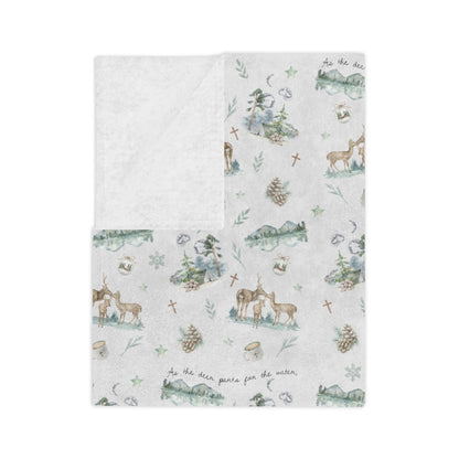 My Soul Longs Minky Blanket