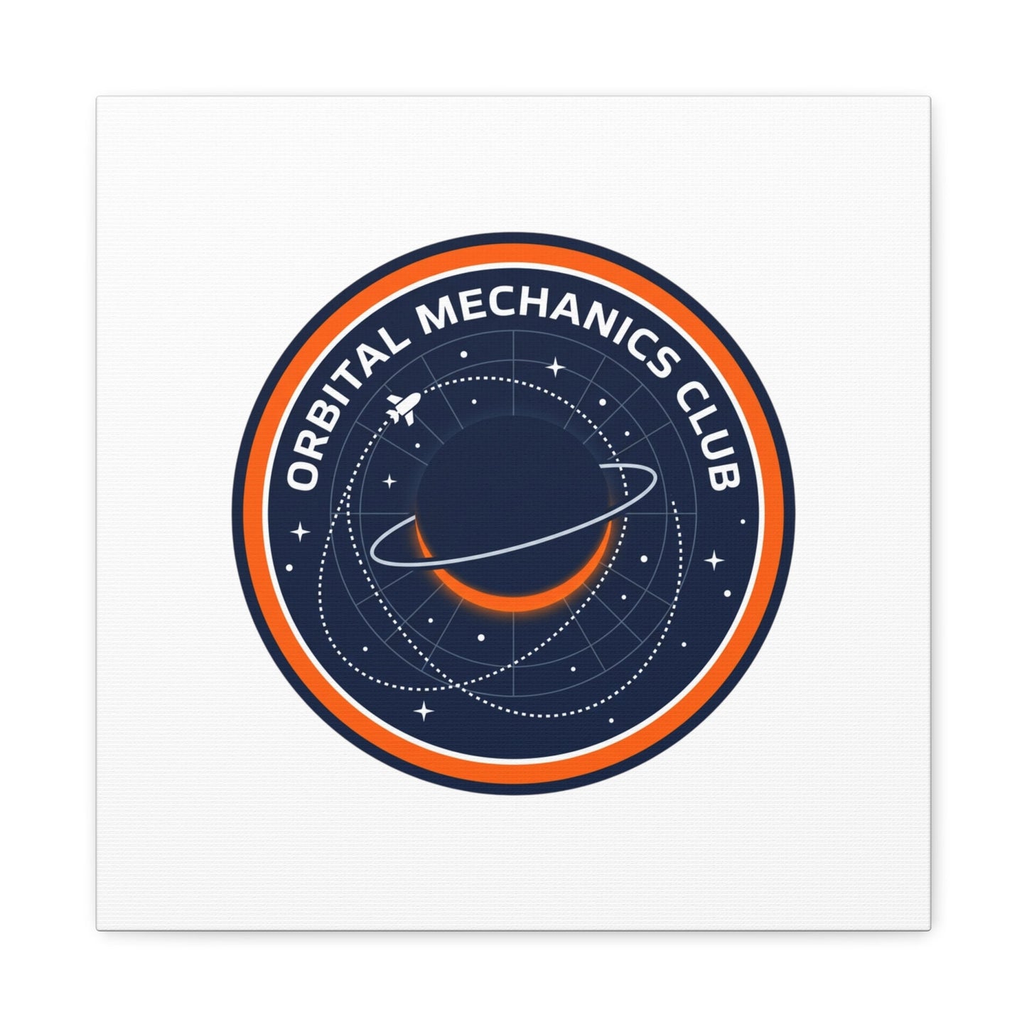 Orbital Mechanics Club Canvas | mission patch, space science