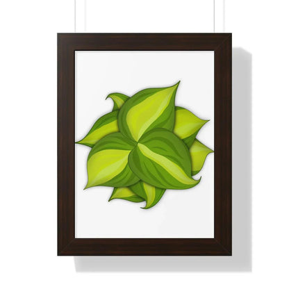 Philodendron Brasil Framed Print – Botanical Wall Art