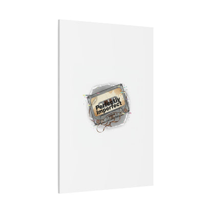 Perfectly Imperfect Cassette, Canvas Print | Analog Error, glitch art static