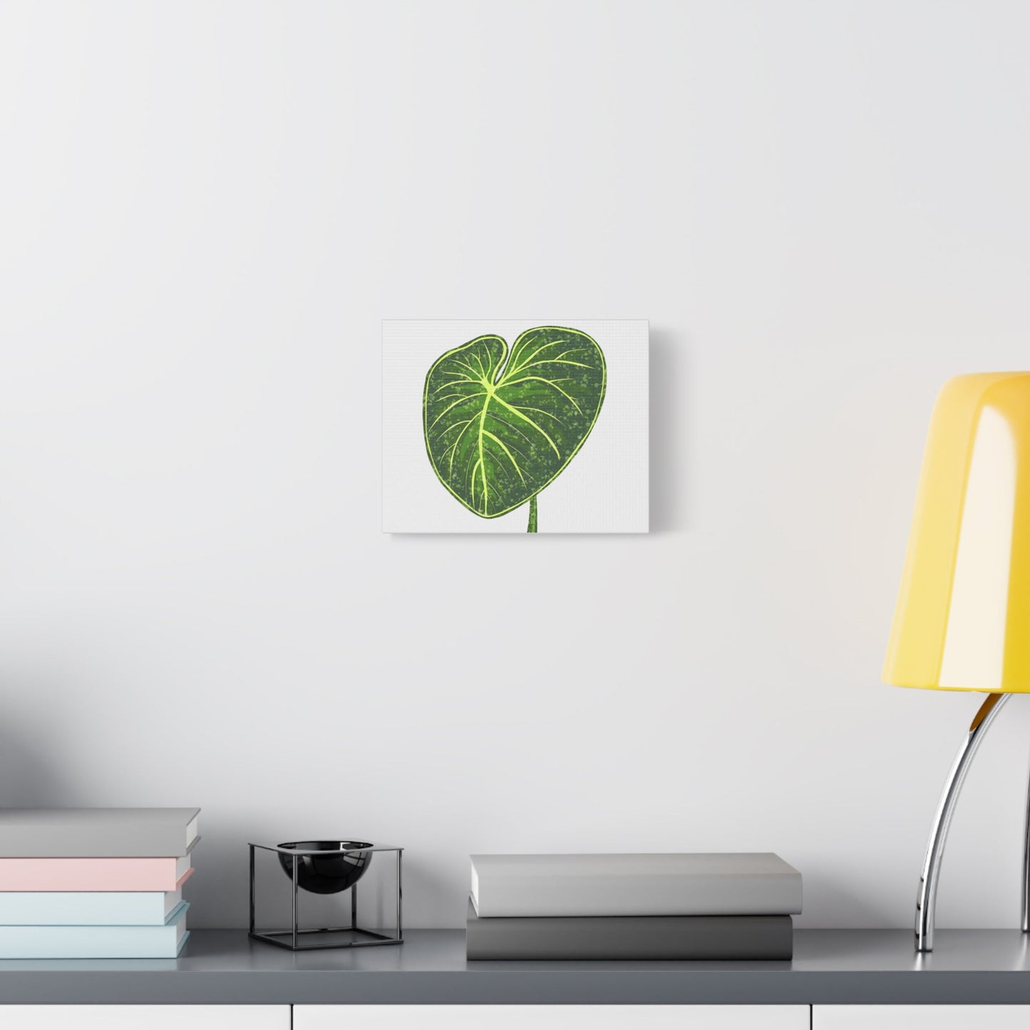 Philodendron Gloriosum Canvas Print – Botanical Wall Art