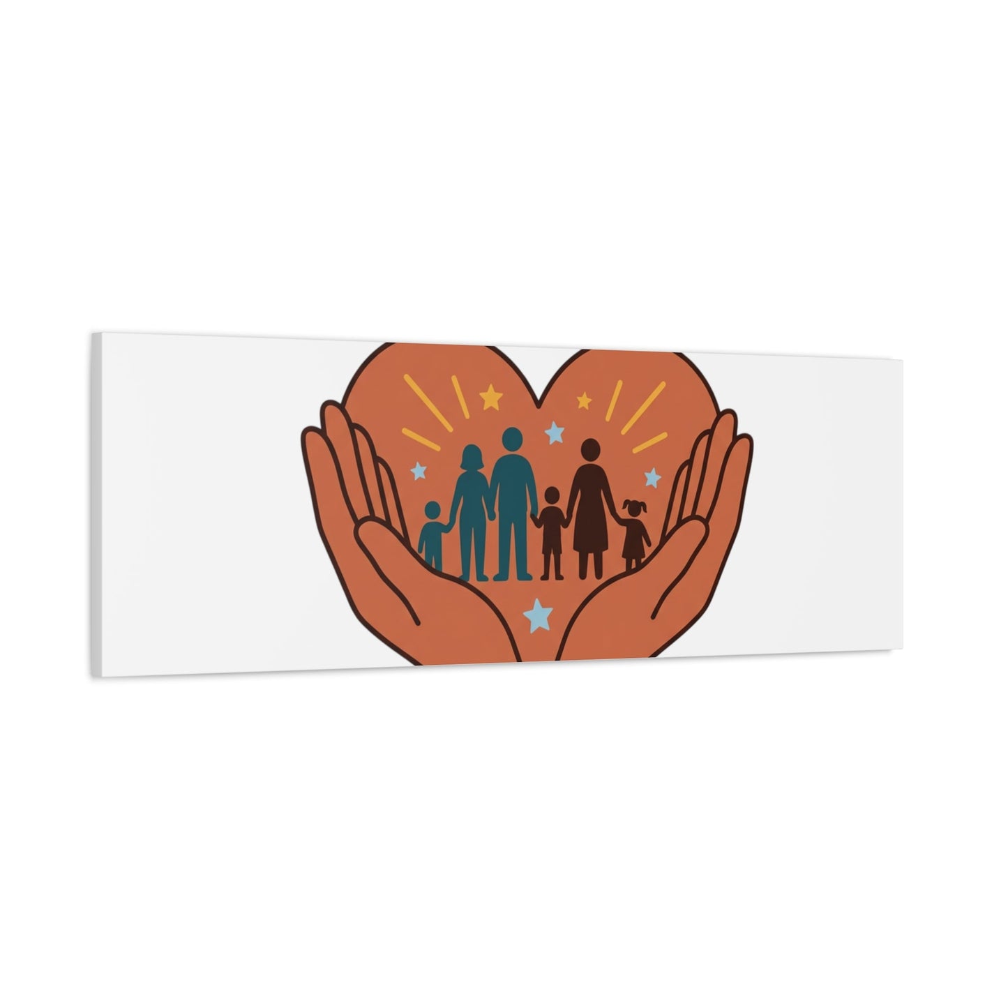 Families Belong Together Canvas | Family Unity, Bilingual Solidarity