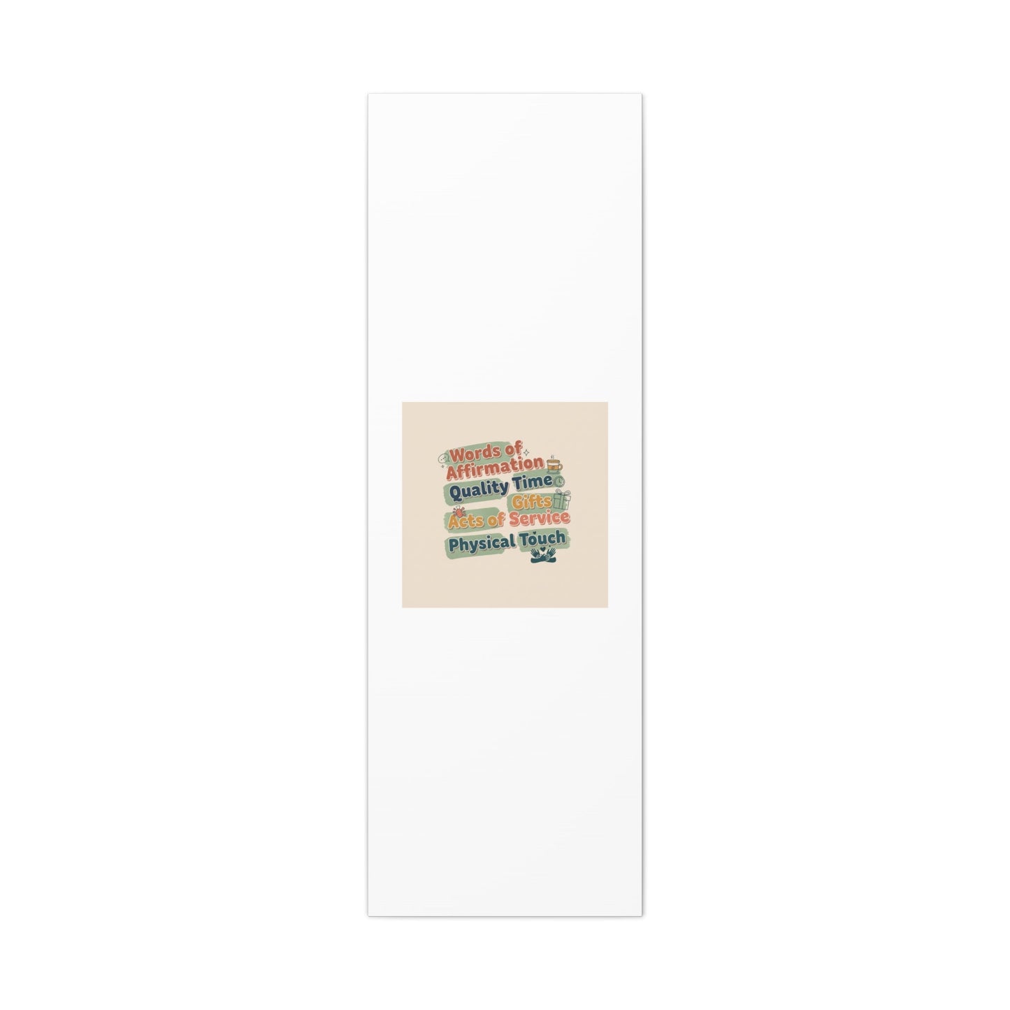 Love Languages List Matte Canvas Wall Art | love language meme, relationship humor