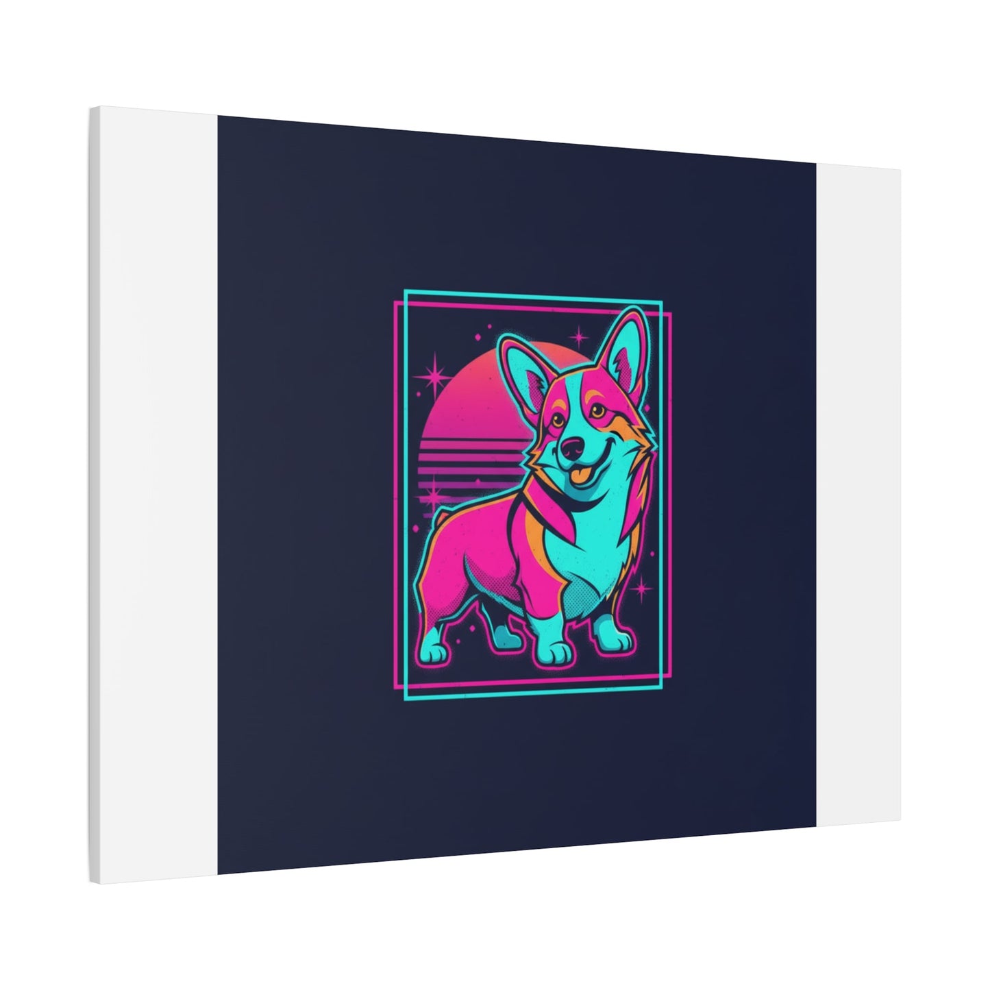Platonic Love Corgi Canvas | Friendship Valentine, Galentine’s Wall Art