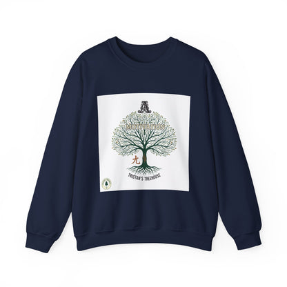 Handwritten Tree Doodle Sweatshirt | sketch aesthetic, handwritten message