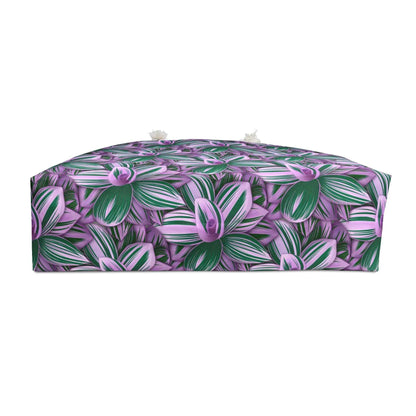 Purple & Green Floral Weekender Bag