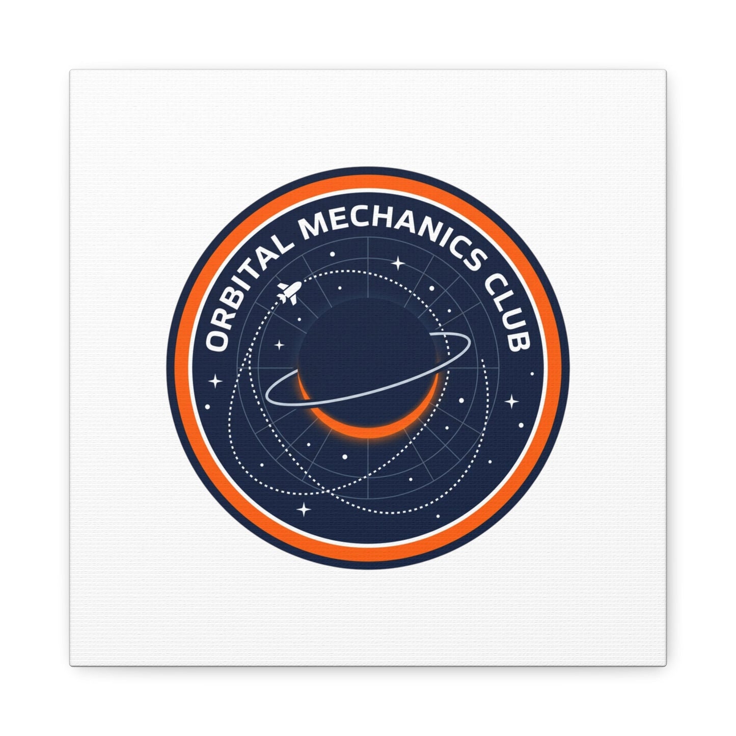 Orbital Mechanics Club Canvas | mission patch, space science