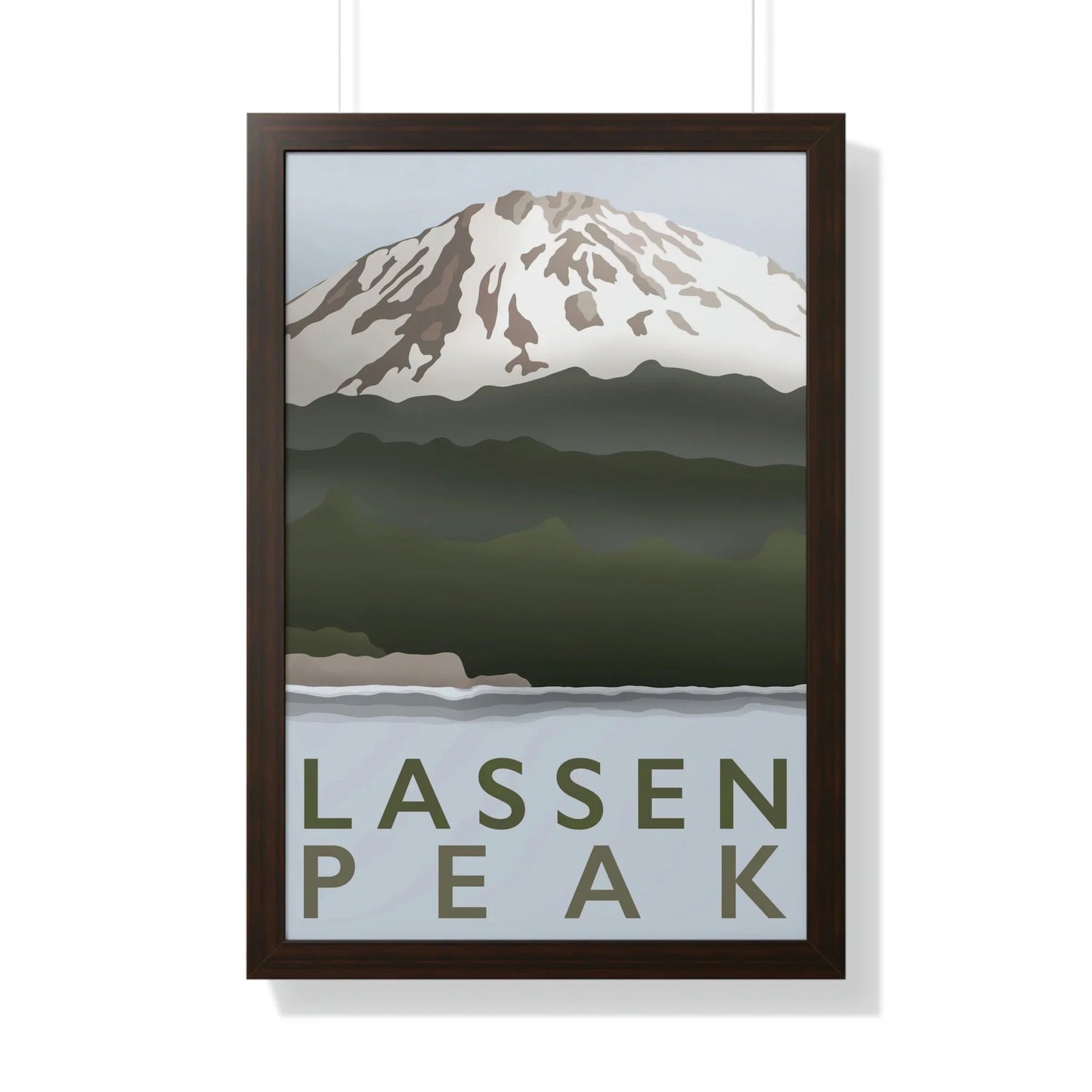 Lassen Peak Framed Print – Wall Art