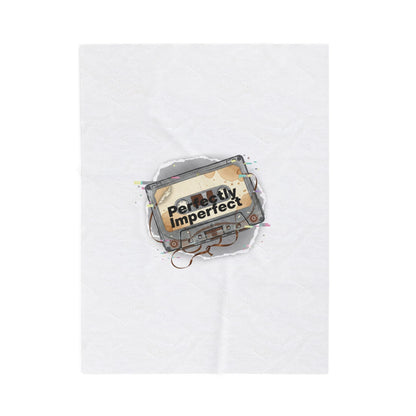 Perfectly Imperfect Cassette Glitch Blanket | Analog Error, VHS Static Nostalgia
