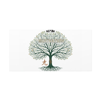 Handwritten Doodle Tree Canvas | Matte Stretched Wall Art