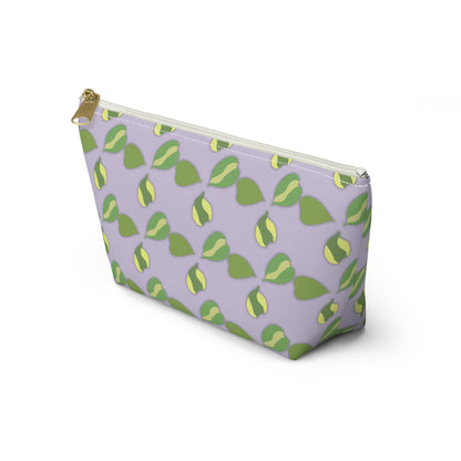 Hoya Kerrii Pattern Accessory Pouch – Makeup Bag With T-Bottom