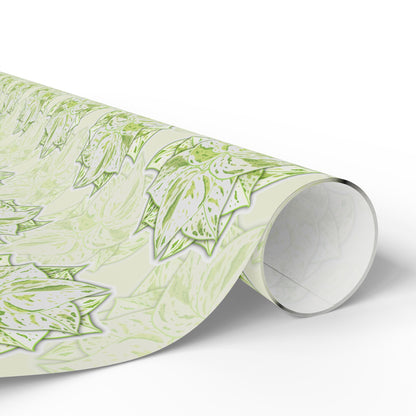 Snow Queen Pothos Wrapping Paper – Botanical Gift Wrap Roll