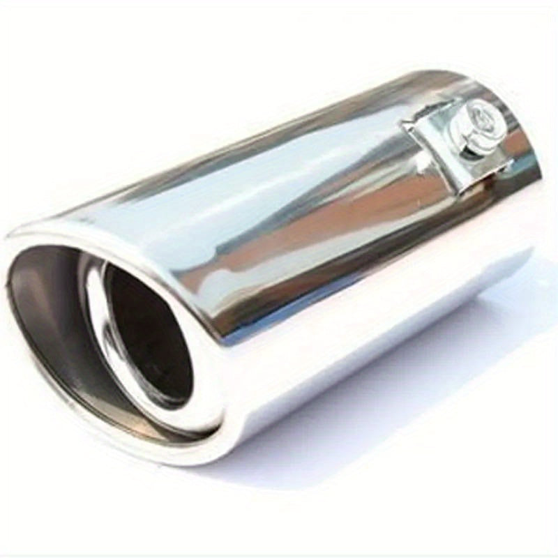 Exhaust Pipe Tip Car Auto Muffler Steel Stainless Trim Tail Tube Auto Replacement Parts Exhaust Systems Mufflers Vehicle